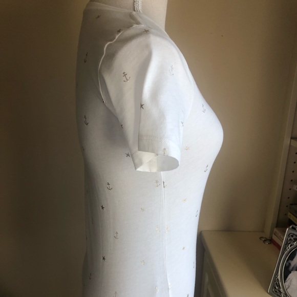 NWT J Crew Collector’s Golden Anchor Tee - Picture 4 of 6